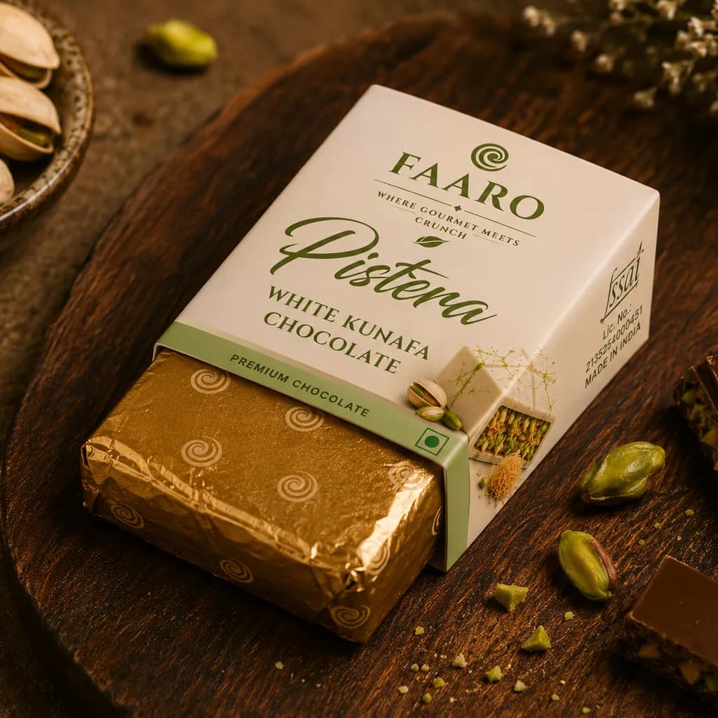 Pistachio Kunafa White Chocolate (10g)