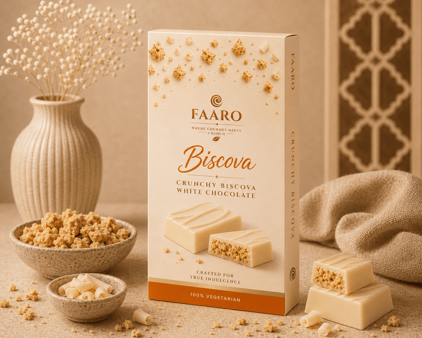 Biscova Crunchy White Bar
